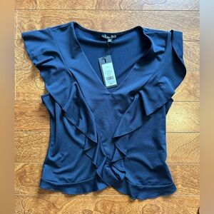Dynamite ruffle top